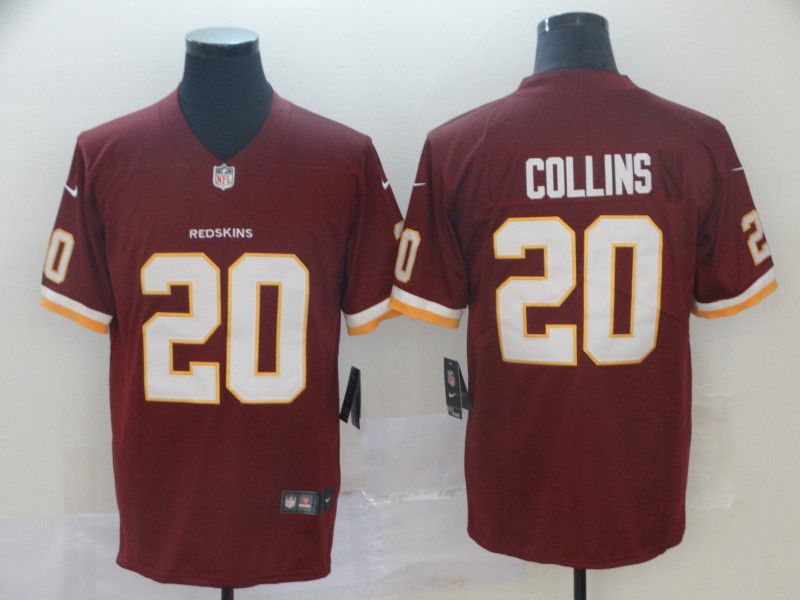Men Washington Red Skins #20 Collins Red Nike Vapor Untouchable Limited Player NFL Jerseys->women nfl jersey->Women Jersey